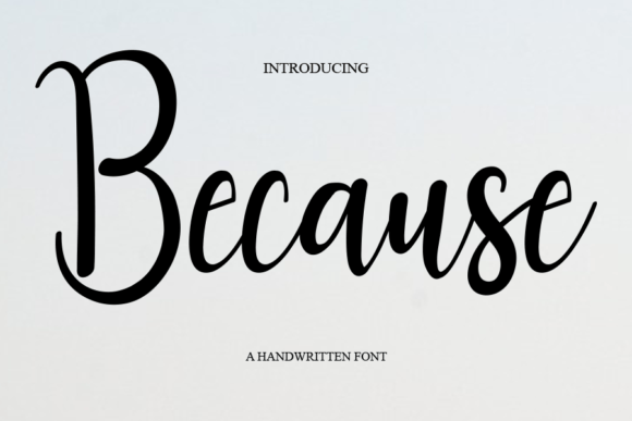 Because: The Script Font That Makes Campaign Messages Stick