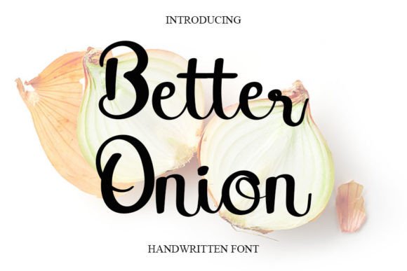 Better Onion: A Friendly Font for Digital Designers