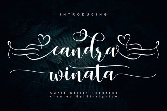 Candra Winata: A Ravishing Script Font for Digital Design