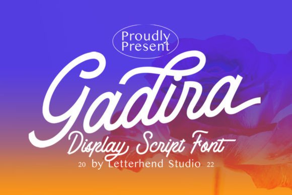 Gadira: The Casual Script Font for Modern Marketing