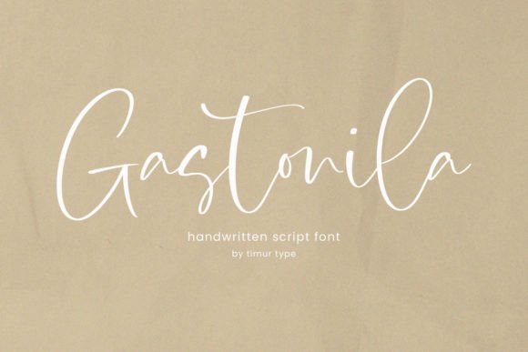 Gastonila: The Sweet Script Font for Digital Design
