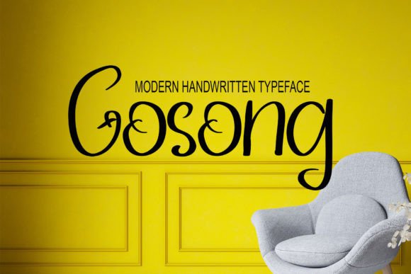Gosong: The Handwritten Font That Brings Craft Projects to Life