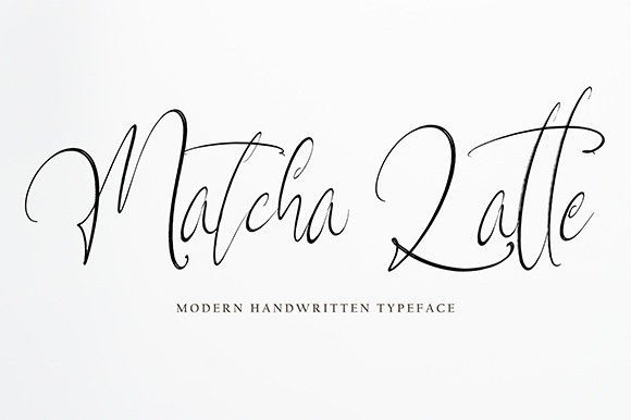 Matchalatte: A Stylish Handwritten Font for Modern Branding