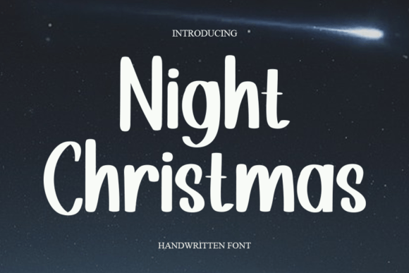 Night Christmas: The Script Font That Brings Cozy Charm to Handmade Creations