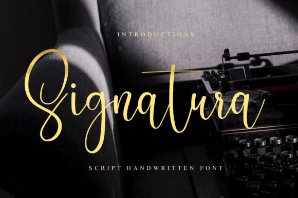 Signatura: A Classy Script Font for Modern Web Design