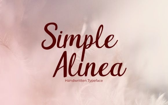 Simple Alinea: The Handwritten Font That Adds Personality