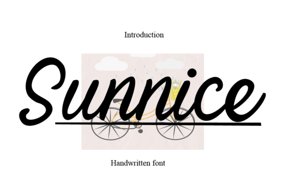 Sunnice: The Simple Handwritten Font for Modern Web Design