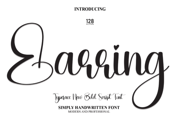 The Strategic Power of Earring: A Handwritten Font for Modern Marketing