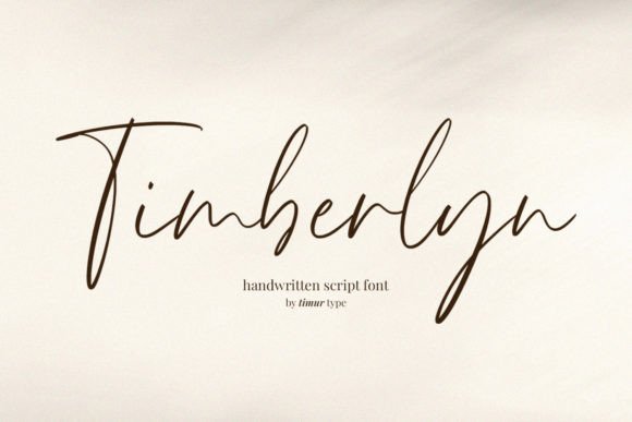 Timberlyn: The Elegant Script Font for Modern Campaigns