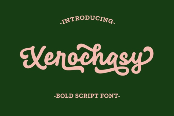 Xerochasy: A Script Font Built for Editorial Calm