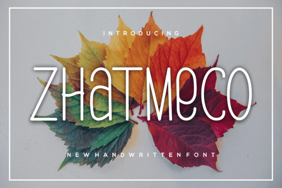 Zhatmeco: A Font for Campaigns That Need to Stand Out